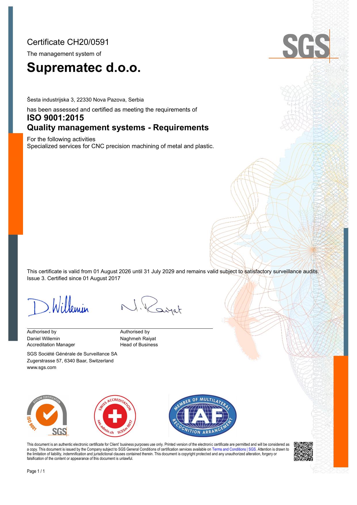 ISO 9001:2015